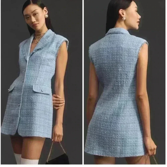 Maeve Sleeveless Tweed Blazer
Mini Dress | Anthropologie Size 14 NWOT - Picture 2 of 5